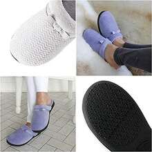 Isotoner Women's Chevron Slip On Clog Slippers With Moisture Wicking For Indoor/Outdoor Comfort And Arch Support - 6.5-7-Cây dừa cạn - Xem 2