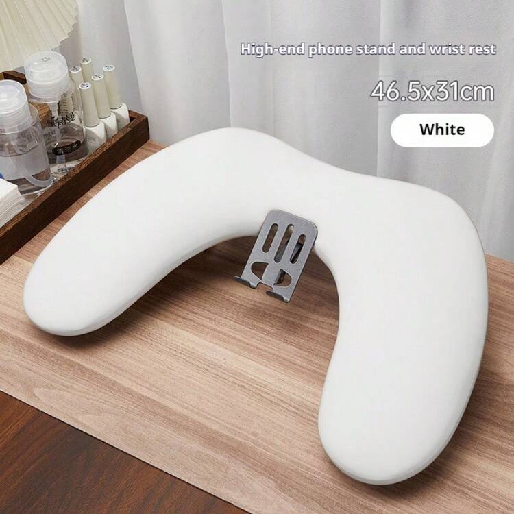 Professional Nail Tech Hand Pillow, Soft Leather Arm Rest Pad For Manicure, Portable Nail Art Tool For Beginners & Artists - Multicolor - View 8