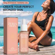 UV-Free Self Tanning Drops Natural Melanin Enhancer Hydrating Formula Long-Lasting Natural Glow For Face & Body Daily Use - 60ml - 查看 1