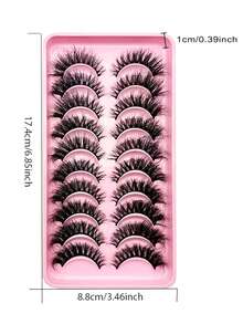 Mi giả 8D siêu dày, mềm mại, tạo hiệu ứng mắt mèo quyến rũ và cuốn hút. - Xem 2