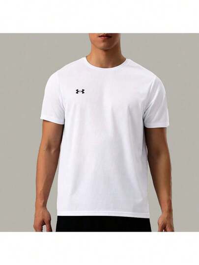 Áo thun thể thao bóng đá tay ngắn cổ tròn thoáng khí Under Armour unisex kiểu mới 2026, thích hợp cho tập luyện, chạy bộ và thể dục, mã sản phẩm 25500512-100