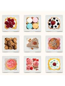 50pcs Mini Boxes With Window For Cakes, Donuts, Gifts - White - View 8