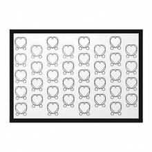 1pc Heart-Shaped Silicone Baking Mat, Thick Material, Reusable Non-Stick Baking Tray Liner, Heat-Resistant, Oil-Proof, Oven-, 16.5" X 11.6", Suitable For Cookies, Macarons, Cakes, Breads, Home Baking Tool, Non-Slip, Easy To Clean - Multicolor - View 14