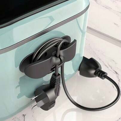 Bộ 1/2/4/8 chiếc dụng cụ sắp xếp dây cáp nhà bếp, giá đỡ dây điện thiết bị gia dụng, ổ cắm điện, cuộn dây, dụng cụ quản lý dây nguồn.