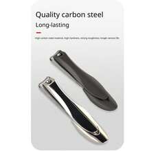 Kìm cắt móng tay Weixiang 1 chiếc bằng thép không gỉ chống văng, sắc bén, chuyên nghiệp, không văng móng, có khay hứng móng, dụng cụ làm móng tay, móng chân bền bỉ cho gia đình, salon, du lịch và sử dụng hàng ngày. - Bạc - Xem 6