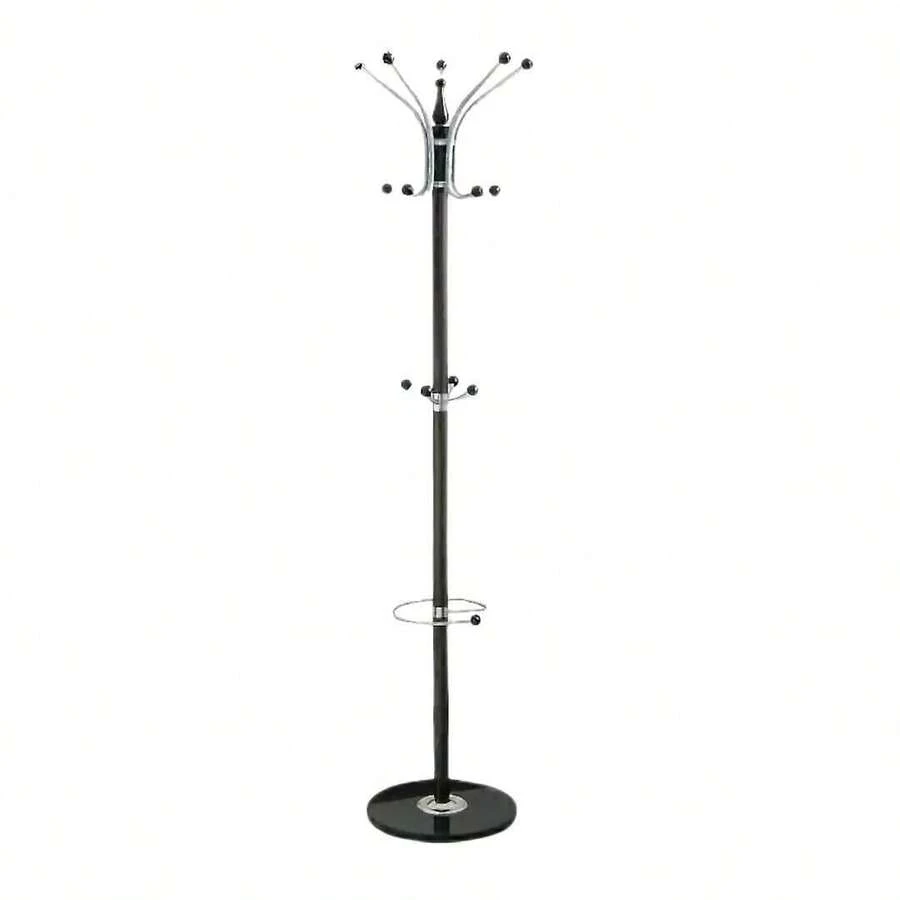Coat Stand Rk Blk Umbrella Hallway Hanger Hook Rk Uk - View 1