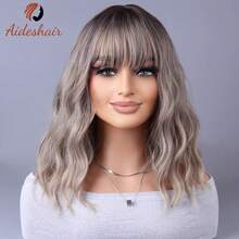 Synthetic Wig 2023 New Internet Celebrity Style With Gradually Light Gray Wigs European And AmericanY2K Women's Hair Bundle: Wigs, Extensions, Wig Caps & Hair Accessories - LC030-5 - Xem 7