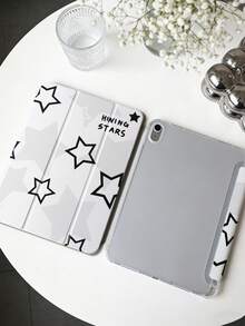1 ốp lưng máy tính bảng phẳng họa tiết ngôi sao, tương thích với iPad Mini4/Mini5/Mini6/Mini7/Air/Air2/9.7/10.2/10.5/Air4/Air5/10.9/Pro 11-Inch/Thế hệ thứ 10/ Air 11-In.(M2)-2024/ Pro11-In.(M4)-2024/Air 11-Inch (M3) 2025/ (A16) 11 Inch Thế hệ thứ 11 2025/ Air 8(M4)2026(11-Inch), Galaxy Tab A8 10.5 Inch 2022. Bao gồm khe cắm bút cảm ứng, chân đế gập ba, bảo vệ cạnh mềm TPU, chức năng ngủ/thức từ tính, thiết kế tối giản/cá nhân hóa/sáng tạo. - Nhiều màu - Xem 5