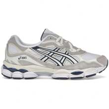 ASICS Gel-NYC Sneakers - Authentic Unisex Retro Lifestyle Running Shoes | Viral 2026 Sportstyle Urban Trainers | Premium Gel Technology Cushioning | Durable Suede & Mesh Performance Footwear | Classic Comfort Daily Sneakers - White Grey Midnight - 查看 8