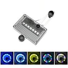 1 pieza Luz LED para bicicleta con energía solar - Luz intermitente solar para neumáticos de bicicleta, conducir la bicicleta con luz intermitente - Estilo A - Ver 11
