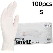 100pcs Per Pack, Available In Deep Pink And Light Purple. Disposable Nitrile Gloves. Sizes: S, M, L, XL. Durable, Waterproof, And Thickened, Suitable For Household Cleaning. Also Applicable For Kitchen, Bathroom, Cleaning, Tattooing, Beauty Care, Hair Coloring, Pet Care, Beauty Salon, Cleaning Supplies, Kitchen Essentials, Etc. New In 2026 Essential Cleaning Tools - 100pcs - 查看 25