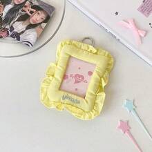 Ins Style Korea Sweet Girl Photo Card Case For 3 Inch Photocard Soft Pillow Shaped Photocard Holder K-Pop Idol Goo Card Holder - Hồng - Xem 11