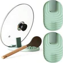 Multi-Function Kitchen Storage Rack, Pot Lid Holder, Spoon Rack, Drawer Organizer, Drip-Proof Design - Multicolor - View 5