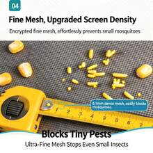 Summer Mosquito-Proof Window Screen, Replaceable DIY Window Screen, Easy And Quick To Install, Fiberglass Window Screen Kit,Mosquito And Insect Repellent, Suitable For Resting And Office Spaces - A - View 6