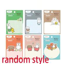 1pc Miffy Rabbit Cartoon Minimalist Creative Cute Anime Desk Sticker, Random Style, Student Stationery Gift - Multicolor - View 8