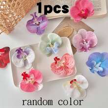 Artificial Flowers 5 Dead Branches Butterfly Home Windows And Garden Wind Showcase Windows And Flowers 3D Simulation Dreamy Butterfly Single Branch - Multicolor - View 20