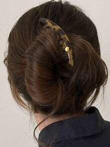 3 pièces Accessoires pour cheveux en forme de croissant de style rétro haut de gamme, pour coiffer les côtés, outil de coiffure pour chignon décontracté, peigne démêlant 7 dents 2026 nouveau, pince à cheveux haut de gamme pour l'occiput, peigne inverse pour chignon, pince à cheveux, épingle à cheveux, bâtonnet à cheveux, cadeau de vacances parfait - Multicolore - Voir 6