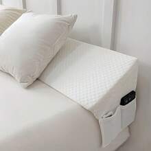 A Triangular Pillow With A Wedge Shape That Fills The 0-7 Inch Space Between Your Headboard And Mattress Or Wall, Alleviating Pressure On The Head, Neck, And Back. It'S Ideal For Sleeping And Reading - White - View 8
