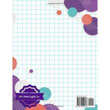 Graph Paper Notebook Quad Ruled 5 x 5 - 8.5 x 11: Math and Science Composition Notebook for Students Graph paper notebooks - Purple and Red Circular Atom Designs (Graph Paper Notebook: 8.5 x 11) - como en la foto - Ver 2