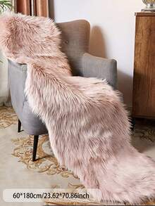 Thảm trải sàn/thảm lót chống trượt bằng len giả, thảm trong nhà kiểu tối giản hiện đại, thảm nhỏ mềm mại, thảm dệt kim, thích hợp cho phòng khách, phòng ngủ, phòng chơi game, ký túc xá, ghế sofa, trang trí phòng, khu vực học tập và giải trí - Dễ dàng vệ sinh, lựa chọn lý tưởng cho trang trí nhà cửa quanh năm. Có thể dùng làm thảm phòng khách, thảm phòng ngủ hoặc thảm cạnh giường sang trọng theo phong cách tối giản. - Hồng - Xem 16