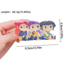Hasbro 1 chiếc kẹp tóc acrylic hình phù thủy, thích hợp cho nữ giới để tạo kiểu tóc. - Xem 15