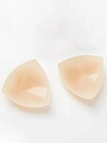 2/10/12 piezas Almohadilla de silicona triangular, ultra delgada, reutilizable, invisible y sin costuras de silicona. Adecuada para diversas ocasiones como bodas, natación, para evitar protuberancias, invisible y sin rastro, evitando la exposición. - Multicolor - Ver 6