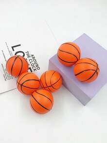 1 cái/4 cái Bóng giảm căng thẳng đồ chơi, Bóng đồ chơi cho thú cưng, Bóng rổ xốp mềm nhỏ, Đồ chơi giảm căng thẳng dạng nảy - Nhiều màu - Xem 5