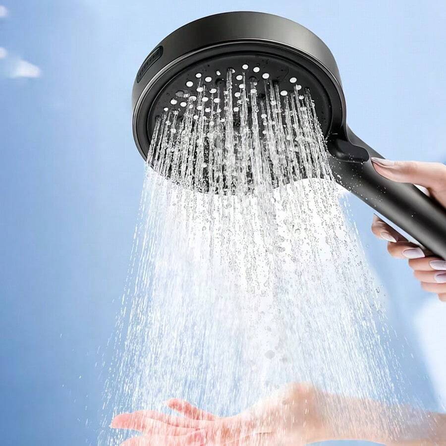 [Tăng áp lực cao + 8 chế độ tiết kiệm nước] Bộ vòi sen - Bao gồm ống dẫn nước chống nổ 150cm và giá đỡ không cần khoan, vòi sen cầm tay đa chức năng, thích hợp cho phòng tắm gia đình và vệ sinh thú cưng, quà tặng ngày lễ sáng tạo. - Đầu vòi sen - Xem 1