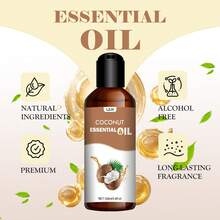 LZJV Dầu dừa, 30ml/1.0 fl oz, 100ml/3.4 fl oz - Một loại dầu mịn, có mùi dừa nhẹ nhàng, ngọt ngào, thích hợp cho máy khuếch tán tinh dầu, tạo hương thơm cho nhà cửa, trang trí Giáng sinh, nến và xà phòng. - Kết cấu mượt mà, nhẹ nhàng mang lại trải nghiệm hương thơm dễ chịu. Một lựa chọn lý tưởng cho máy khuếch tán tinh dầu. - Dầu dừa nguyên chất - Xem 2