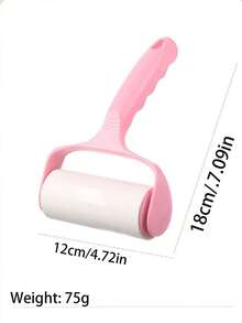 1pc Detachable Household Roller Lint Remover, Suitable For Pet Hair & Clothing - 1 Handle + 1 Replacement Part - View 11