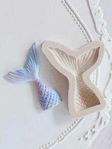 Mermaid Theme Cake Fondant Mold - Seahorse, Seashell, Starfish, Mermaid Tail Silicone Mold For Cake Decorating, Chocolate, Candy, Polymer Clay, Cupcake Topping, Sugar Art. DIY Baking Tool - View 4