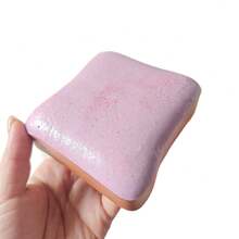 1 pezzo Giocattolo soffice e realistico a forma di toast con formaggio, ricrea l'aspetto delizioso del toast con formaggio, design morbido e a lento ritorno in alta qualità, realizzato in gel morbido a base d'acqua e materiale in argilla morbida TPR, texture morbida, appiccicosa e liscia come un marshmallow, può essere schiacciato e modellato per rilasciare emozioni, materiale durevole e stirabile, gioco duraturo senza crepe o deformazioni - Multicolore - Visualizzare 10
