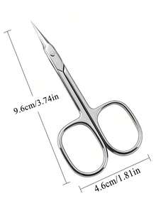 Professional Manicure Tool Set, High-Quality Stainless Steel Exfoliating And Foot Care Tools, Multi-Function Eyebrow, Eyelash, Nose Hair Trimmer, Sharp Nail Edge Trimmer, Suitable For Home Daily Use And Salon Professional Use, Easy To Clean - Multicolor - View 9