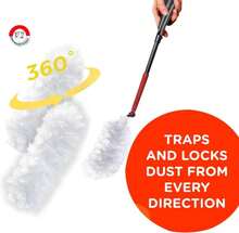 10 Count Heavy Duty Dusting Refills For O Cedar Flex &Amp; Catch | Disposable Duster Refill With Cleaning Fibers | Traps 3X More Dust Than Traditional Feather Duster - ColorA - 查看 2