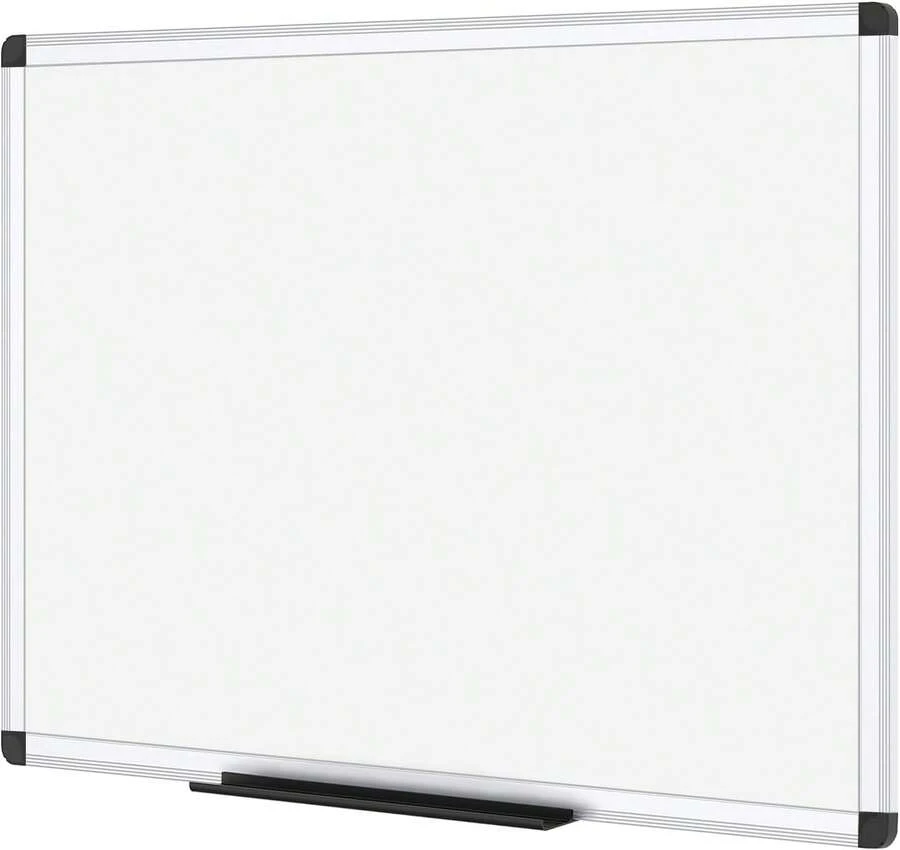 Large Magnetic Dry Erase Whiteboard 36x24 Inches With Sleek Silver Aluminum Frame For Office Home School Memo Planning Presentation Easy Wipe Reusable Wall Board - 36 inchW by 24 inchH - 查看 1