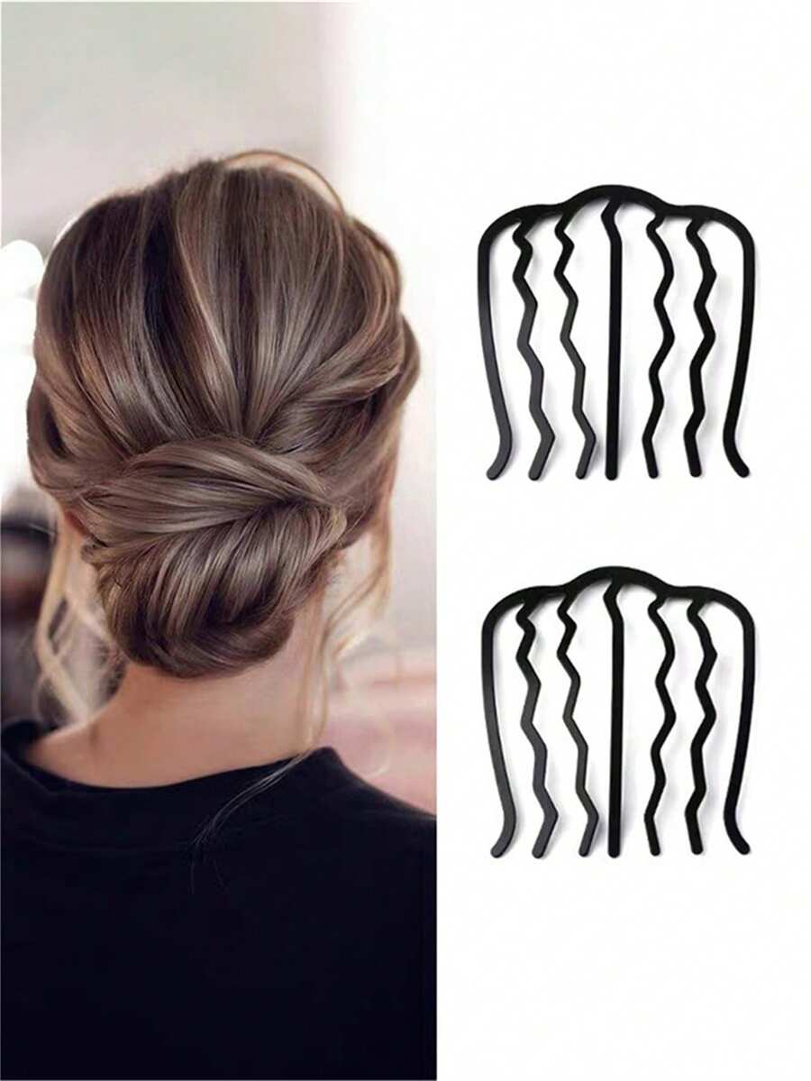 1 chiếc kẹp tóc tạo kiểu - Kẹp tóc búi cao, kẹp tóc chuyên nghiệp, phụ kiện tạo kiểu tóc cho nữ. - nhiều màu - Xem 1