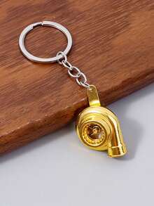 1/4 涡轮增压器钥匙扣，汽车零件，模型钥匙扣，涡轮增压器形状钥匙扣，创意涡轮增压器钥匙扣，金属钥匙扣，汽车零件旋转涡轮增压器钥匙扣，钥匙圈，包饰，可用于悬挂背包、相机、带肩带的书包、带文件袋、汽车配件包。 - 彩色 - 查看 15