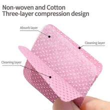 100/200 miếng khăn lau tẩy sơn móng tay dạng gel, khăn lau không xơ, miếng giấy vệ sinh bán sỉ, dụng cụ trang điểm, chất tẩy rửa, nghệ thuật làm móng, tẩy sơn móng tay, khăn lau không xơ, chất tẩy rửa, miếng giấy vệ sinh - nhiều màu - Xem 10