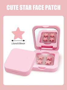 60 parches de acné con forma de estrella - Parches de hidrocolloid para el acné, sin alcohol, suaves con la piel, limpieza profunda, accesorios fotográficos, populares entre las mujeres jóvenes. Adecuado para decoraciones de fiestas, se puede usar como pegatinas faciales, incluye espejo de maquillaje, excelente para regalos del Día de San Valentín, precio asequible, adecuado para regalos del Día de San Valentín, cosméticos, herramientas de maquillaje, regalos para mujeres, regalos del Día de San Valentín, artículos económicos, artículos esenciales de viaje - Estrella - Ver 4