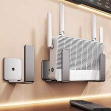 1/2 chiếc kệ treo tường dùng cho máy phay, móc treo không cần khoan, giá đỡ cho ổ cắm điện, đầu thu kỹ thuật số, máy phay. Đồ dùng gia đình và sinh hoạt. - Nhiều màu - Xem 3