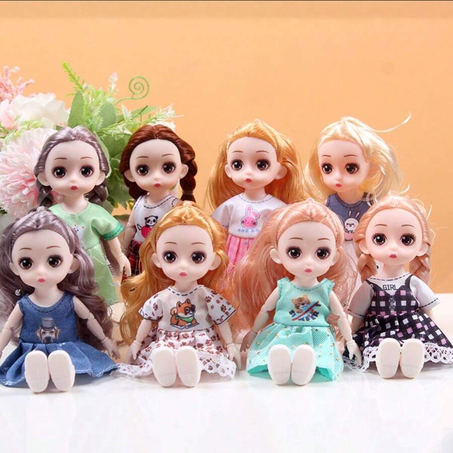 恒超迷雾巴创意入学礼物小娃娃娃娃女孩收藏礼物玩具 - 1PC - 查看 1