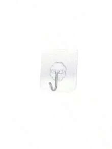 1/4pcs Square Adhesive Hooks, Wall-Mounted No Drill Towel Hooks, Hanger Hooks, Shower Clothes Rack, Home & Apartment Essential, Bathroom Kitchen Organizer And Storage - Please Choose - View 12