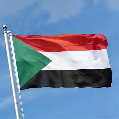 1 pièce Drapeau 90*150cm, 15 pièces Drapeaux de poche 14*21cm, 1 Paquet/25 pièces/8m Bannière de drapeau, Drapeau décoratif en polyester pour cour extérieure, Décoration de maison, Décoration extérieure, Décoration automobile, Décoration de jardin