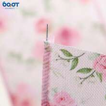 1卷5码粉色花朵带铁丝边丝带，2.5英寸宽，适用于蝴蝶结、花环、工艺品、礼品包装、派对装饰 - 花卉 - 查看 7