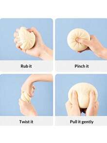 2个可爱迷你面包造型减压玩具，多色慢回弹抗压小玩具，逼真面包面团球，可拉伸感官桌面玩具，缓解焦虑，办公室放松，家居装饰，送给家人和朋友的最佳礼物 - A - 查看 6