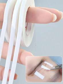 20 Stücke/10 Stücke/5 Stücke/1 Stück 4mm Wimpernklebeband, atmungsaktives Mikroporen-Wimpernklebeband für Wimpernverlängerungen, atmungsaktiv, rückstandsfrei entfernbar, atmungsaktives Klebeband aus Vliesstoff zum Anheben des Augenlids, Wimpernklebeband, Klebeband für Wimpernverlängerungen, atmungsaktives Mikroporen-Klebeband für Wimpernverlängerungen, Wimpernzubehör, Make-up-Zubehör, 9 m pro Rolle - Weiss - Übersicht 7