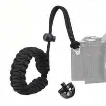 Dây đeo cổ tay máy ảnh bằng nylon có thể điều chỉnh, với vít 1/4 inch, phù hợp với máy ảnh DSLR và bộ ổn định hình ảnh. - Xem 2