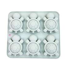 1pc Durable Silicone Turtle Mold, Suitable For Making Jelly, Chocolate, Pudding And Ice Cubes. Handmade Rectangular Tray, Interesting Design, Essential Baking Tool For Birthday, Christmas And Thanksgiving - View 8