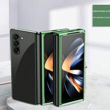Ốp điện thoại siêu mỏng mạ điện, ốp điện thoại trong suốt, thiết kế tối giản, phù hợp với Galaxy ZFold3/Fold4/Fold5/Fold6/Fold7/Flip3/Flip4/Flip5/Flip6/ - Nhiều màu - Xem 50