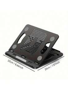 Giá đỡ laptop có thể điều chỉnh 360°, thiết kế công thái học, có thể gập lại, chống trượt, giúp tản nhiệt cho máy tính bảng và điện thoại, giá đỡ để bàn đa năng dành cho laptop, máy tính bảng và điện thoại di động. - Xem 8